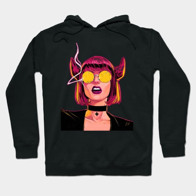 Unholy Hoodie by Vadila arts